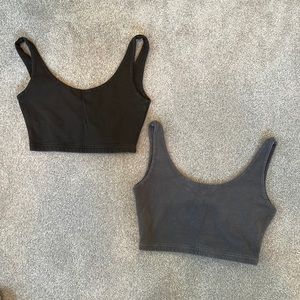 Set of two crop tops